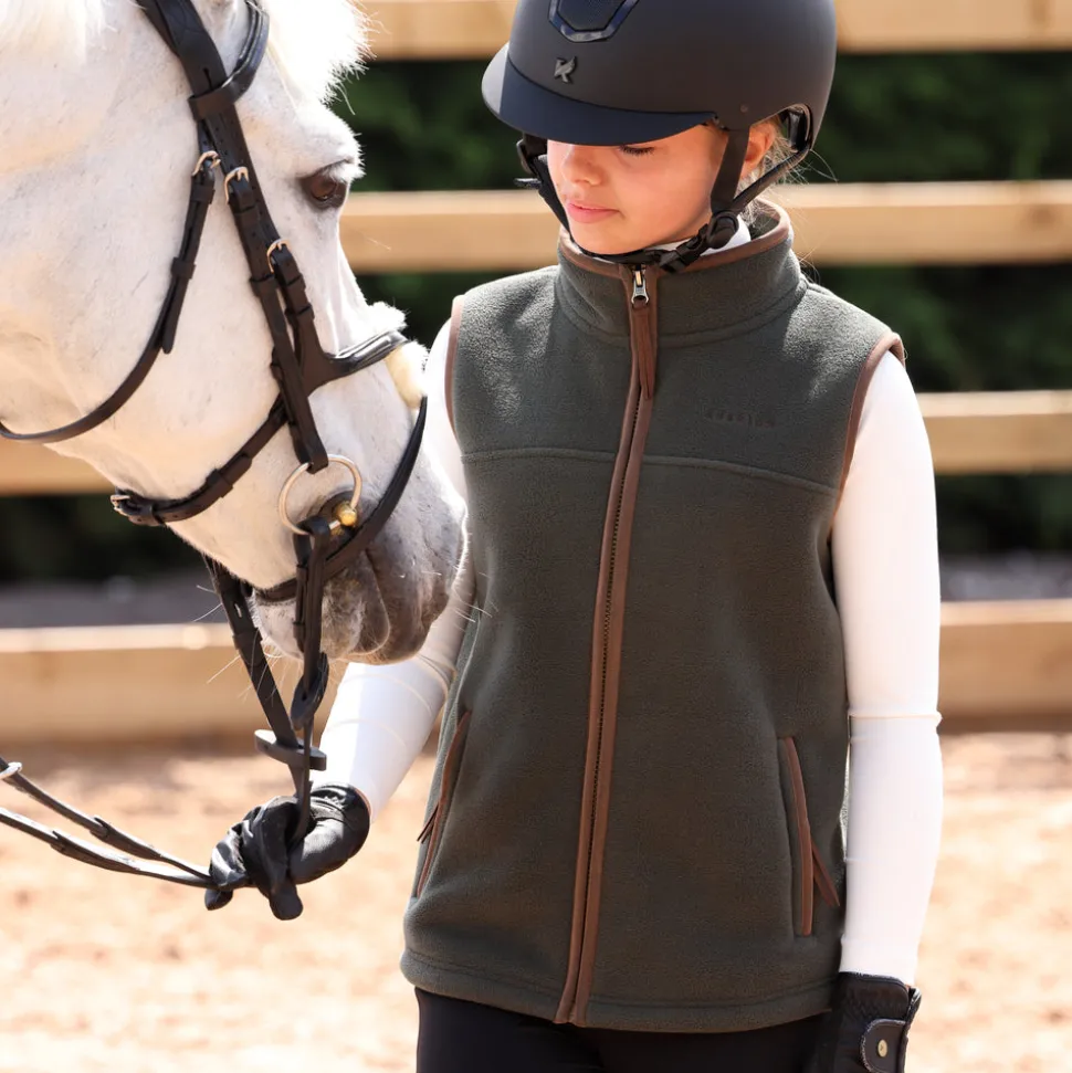 Aubrion Core Fleece Gilet - Young Rider