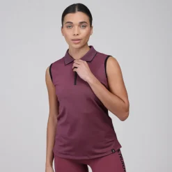 Aubrion React Sleeveless Tech Polo
