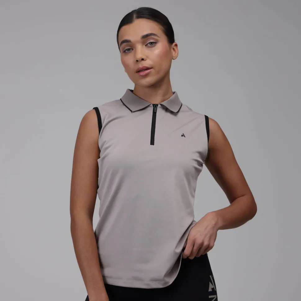 Aubrion React Sleeveless Tech Polo