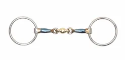 Blue Sweet Iron Loose Ring With Lozenge