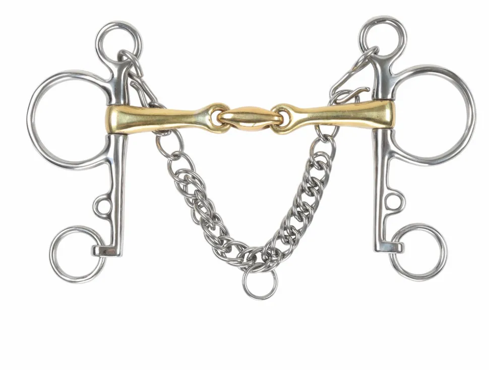Brass Alloy Pelham with Lozenge