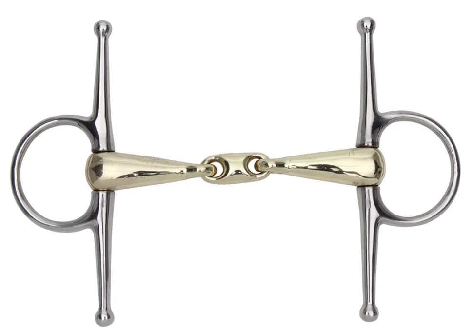 Brass Alloy Snaffle with Lozenge