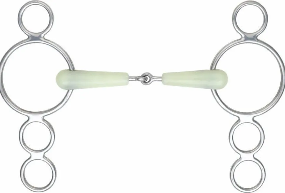 Equikind Jointed 3 Ring Dutch Gag