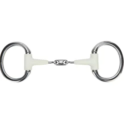EquiKind Softie Flat Ring Eggbutt Peanut Link