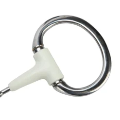 EquiKind Softie Flat Ring Eggbutt Peanut Link