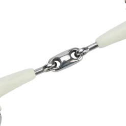 EquiKind Softie Flat Ring Eggbutt Peanut Link