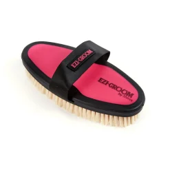 EZI-GROOM Grip Body Brush with Goat Hair