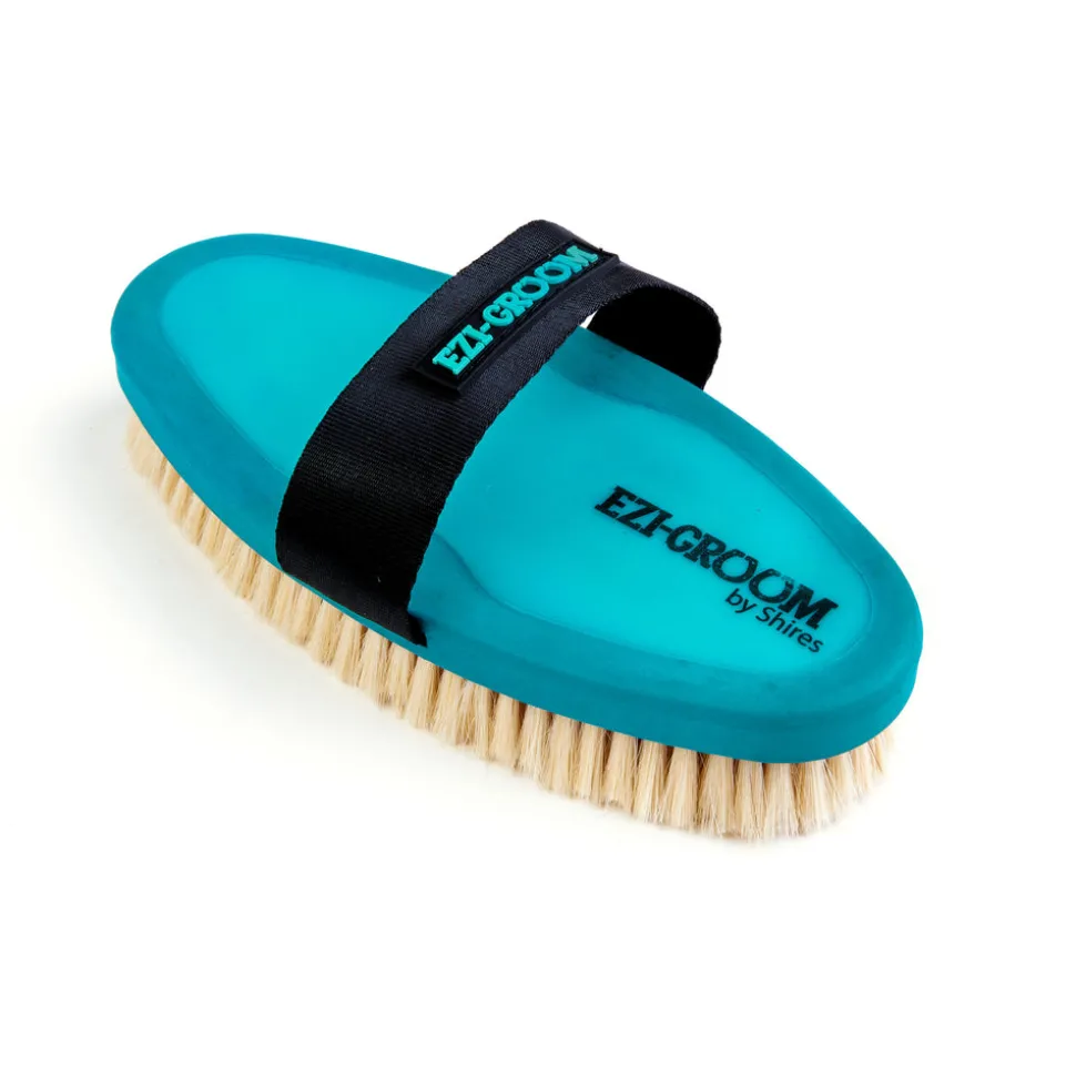 EZI-GROOM Grip Body Brush with Goat Hair