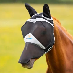 FlyGuard Pro Fine Mesh Fly Mask with Ears & Nose
