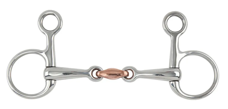 Hanging Cheek Copper Lozenge Snaffle