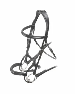 Velociti RAPIDA Rolled Padded Cavesson Bridle