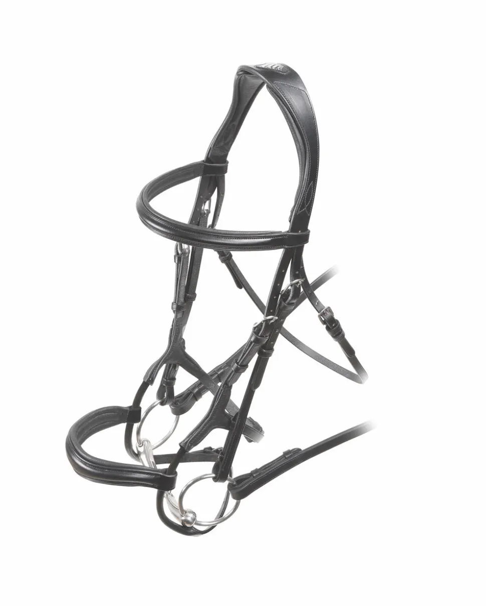 Velociti RAPIDA Rolled Padded Cavesson Bridle